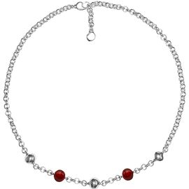 Серебряное колье с муранским стеклом Ciclon Biela