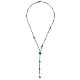 Серебряное колье с муранским стеклом Ciclon Kermes
