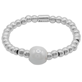 Серебряный браслет с муранским стеклом Ciclon Luna, Размер (мм): 155