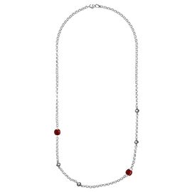 Серебряное колье с муранским стеклом Ciclon Maia