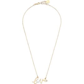 Золотое колье женское Majorica Love