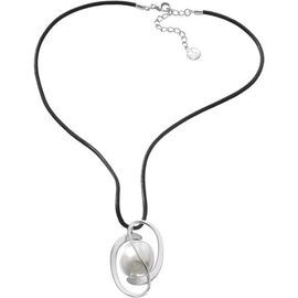 Серебряное колье с органическим жемчугом Majorica Embrace