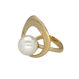 Кольцо женское с белым жемчугом Petra, Размер (мм): 18,1