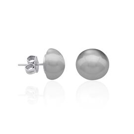 Серебряные серьги-клипсы женские с органическим жемчугом Majorica Lyra