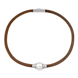 Колье с жемчугом коричневое Majorica Isla