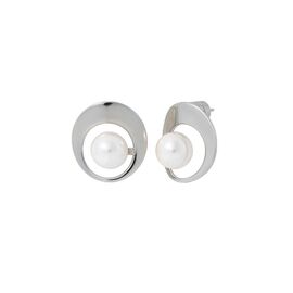 Серебряные серьги с жемчугом Majorica Petra