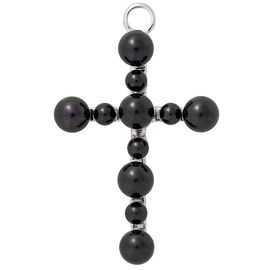 Серебряная подвеска с жемчугом Majorica Cruces