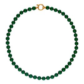 Золотое ожерелье женское с жемчугом Majorica Lyra