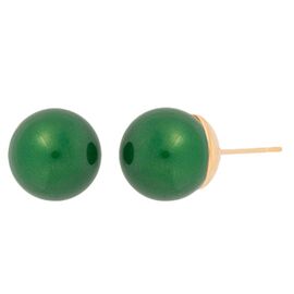 Золотые серьги женские с жемчугом Majorica Lyra