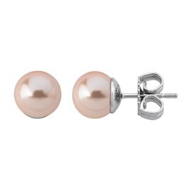 Серебряные серьги с органическим жемчугом Majorica Classic