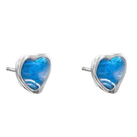 Серебряные серьги пусеты Ciclon Pasion