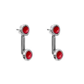 Серебряные серьги с муранским стеклом Ciclon Divino