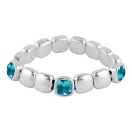 Серебряный браслет женский с кристаллами Сваровски Ciclon Amorios, Размер (мм): 175-180