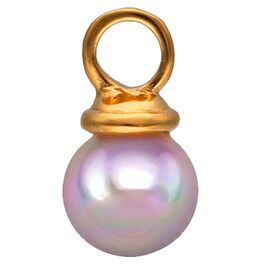 Золотая подвеска с жемчугом Majorica Pearl charms