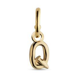Золотая подвеска для пирсинга Буква мини Q UNOde50 CALL ME