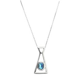 Серебряное ожерелье с кристаллом Сваровски UNOde50 Архэ