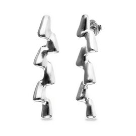 Серебряные серьги женские UNOde50 Капли смолы