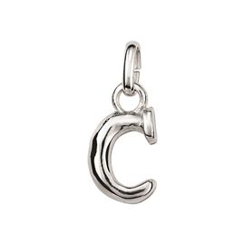 Подвеска серебряная буква  UNOde50  Hang me C