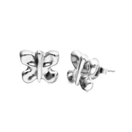 Серебряные серьги женские UNOde50 Крылатый цветок