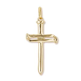 Золотая подвеска Крест большой UNOde50 Big Cross