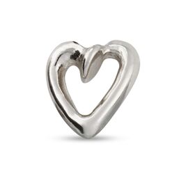 Серебряная моносерьга для пирсинга Сердечко UNOde50 Hart 2