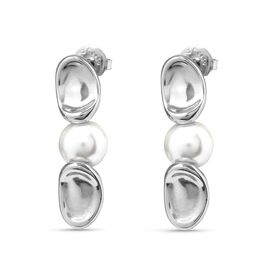 Серебряные серьги женские с жемчугом UNOde50 LEGEND