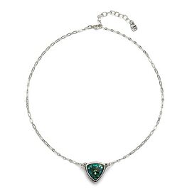 Серебряное ожерелье с кристаллом Сваровски UNOde50 Ser Camaleonica