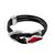 Кожаный браслет с серебром и муранским стеклом Ciclon Malaren, Размер (мм): 180
