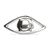 Серебряное кольцо женское Глаз UNOde50 Ser Intuitiva, Размер (мм): 17,3-17,7