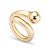 Золотое кольцо витое Гвоздь UNOde50 Comeback, Размер (мм): 16,3-16,7