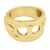 Золотое кольцо женское Ciclon Coral Oro, Размер (мм): 18