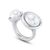 Серебряное кольцо женское с жемчугом UNOde50 Artsy artsy, Размер (мм): 16,3-16,7