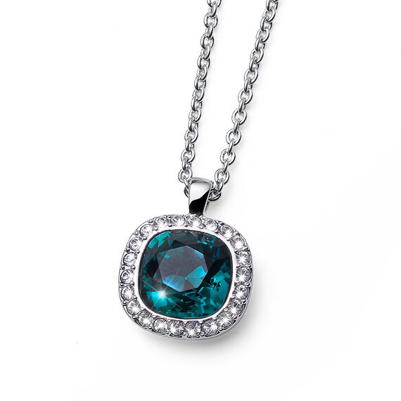 Колье с подвеской и камнями Сваровски Oliver Weber Secret Emerald