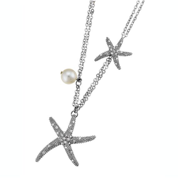 Колье с подвеской и камнями Сваровски Oliver Weber Starfish