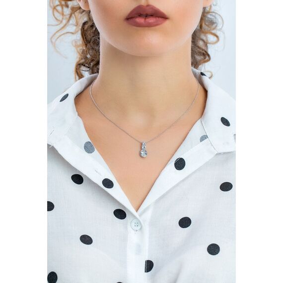 Золотой кулон с кристаллами Сваровски Oliver Weber Company, изображение 2