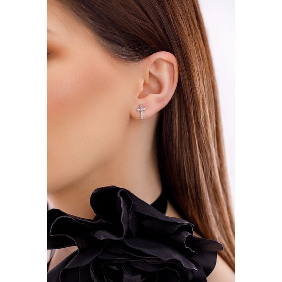 Женские серьги с кристаллами Сваровски Oliver Weber Learn, изображение 2