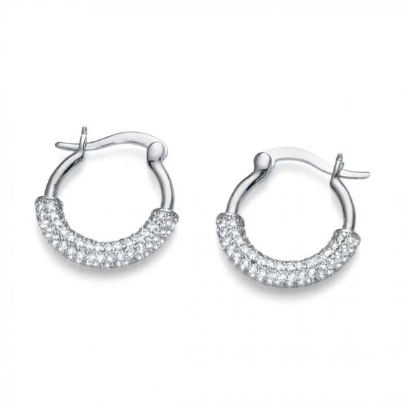 Женские серьги с цирконием Weber Loop, изображение 2