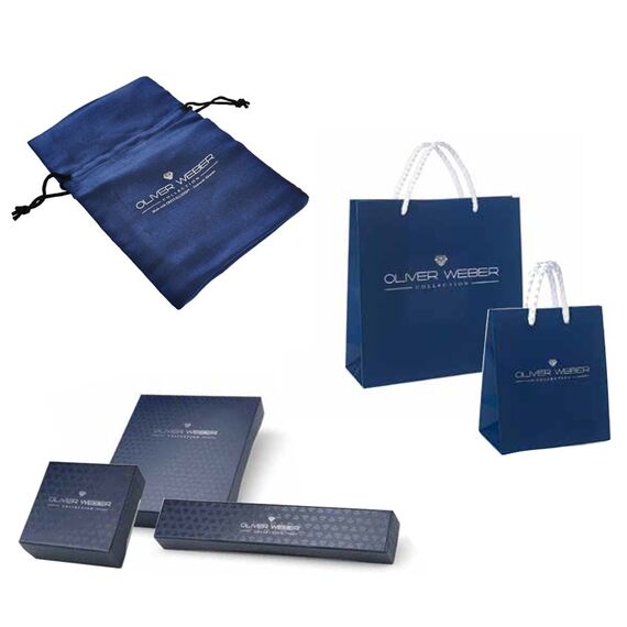 Золотое кольцо с кристаллами Сваровски Oliver Weber Horizon, Размер (мм): 19,8, изображение 3