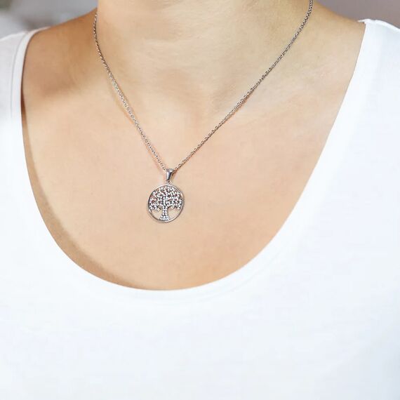 Кулон женский с кристаллами Сваровски Древо жизни Oliver Weber Tree, изображение 3