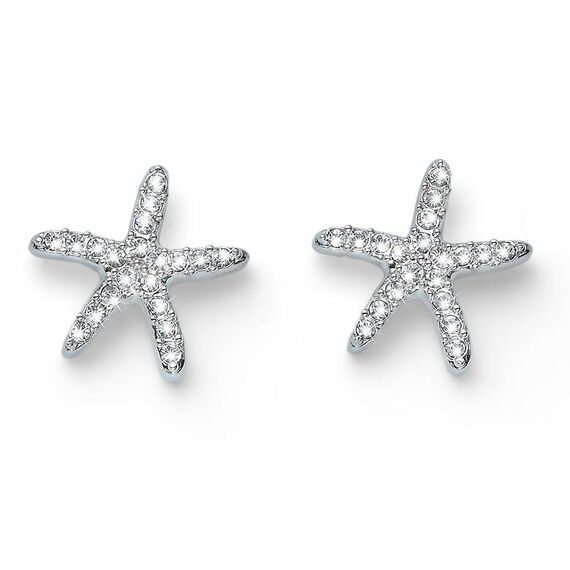 Серьги женские с кристаллами Сваровски Oliver Weber Starfish