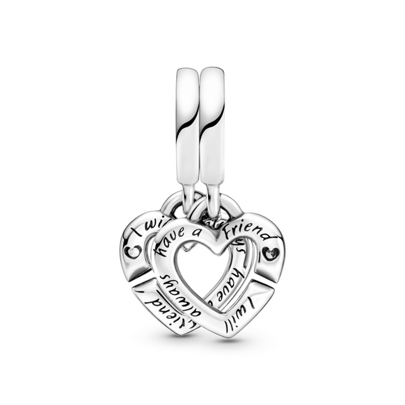 Подвеска двойная Linked Sister Hearts 799538C01 (Серебро 925)