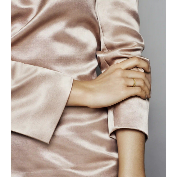 Золотое кольцо женское Пчела и соты Pandora, Размер (мм): 16,5, изображение 4