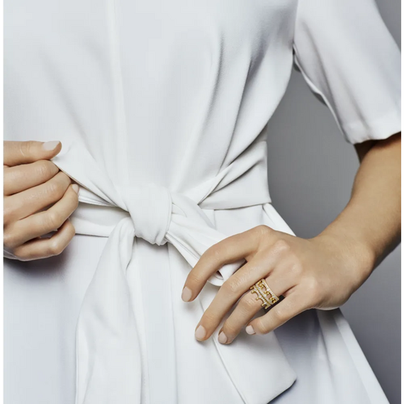 Золотое кольцо женское Заколдованная корона Pandora, Размер (мм): 16,5, изображение 5