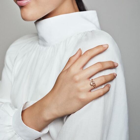 Женское кольцо с золотом Pandora Moments, Размер (мм): 16,5, изображение 3