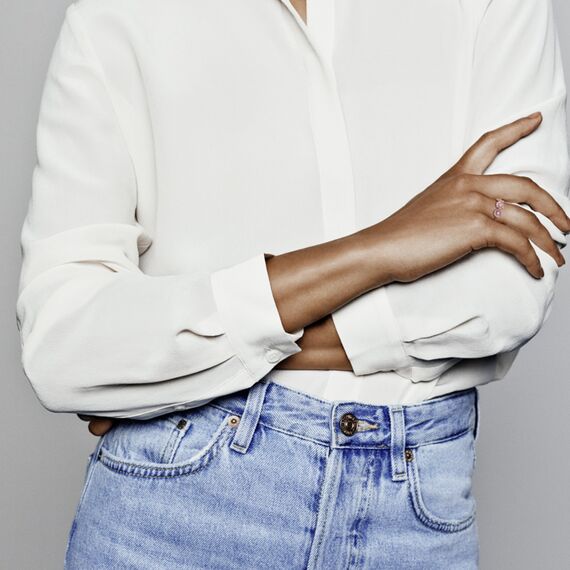 Кольцо женское с золотом и эмалью Розовые маргаритки Pandora Moments, изображение 5