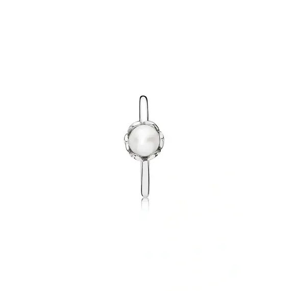 Серебряное кольцо с круглым жемчугом Pandora Moments, Размер (мм): 16,5, изображение 2