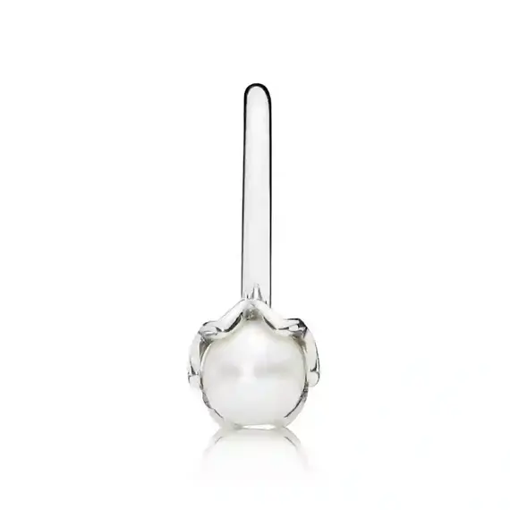 Серебряное кольцо с круглым жемчугом Pandora Moments, Размер (мм): 16,5, изображение 3