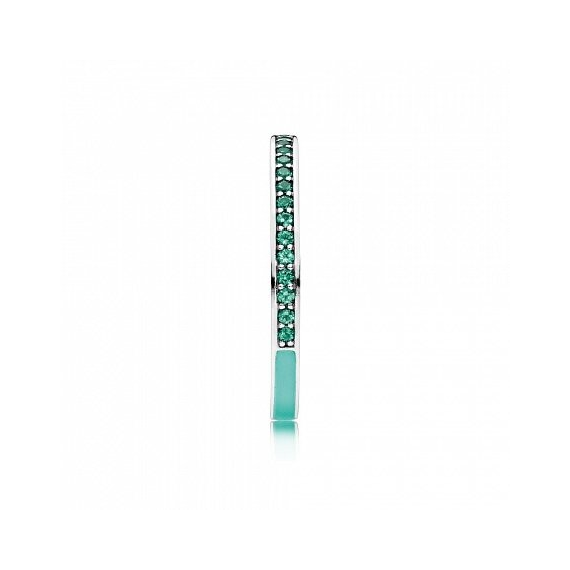 Серебряное кольцо с кристаллами Сияющие сердца Pandora, изображение 2