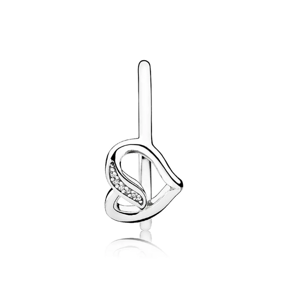 Серебряное кольцо с кристаллами Ленты любви Pandora, Размер (мм): 15,5, изображение 3