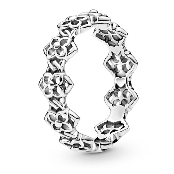 Серебряное кольцо женское Венок из роз Pandora Moments, Размер (мм): 15,5